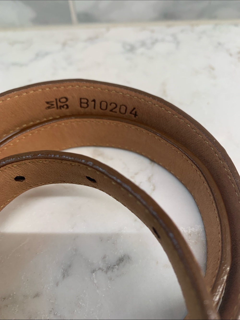 NEW Brighton Lots of Love Brown Croc Leather Belt Heart Silver Buckle 30” M - Picture 6 of 7